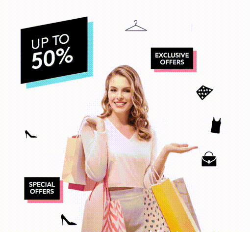 Shopping Girl GIF