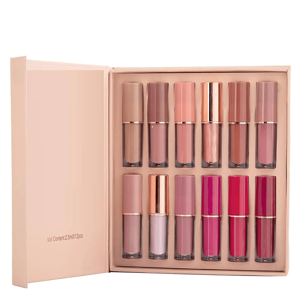 Velvet Matte Liquid Lipstick Set 12Pcs