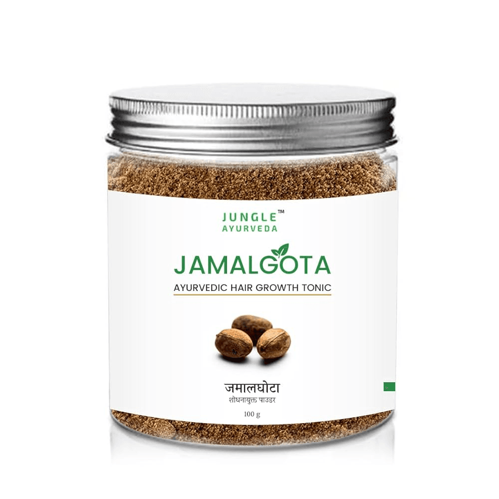 Jamalgota Ayurvedic Hair Growth Powder 100gm Each Pack of 2