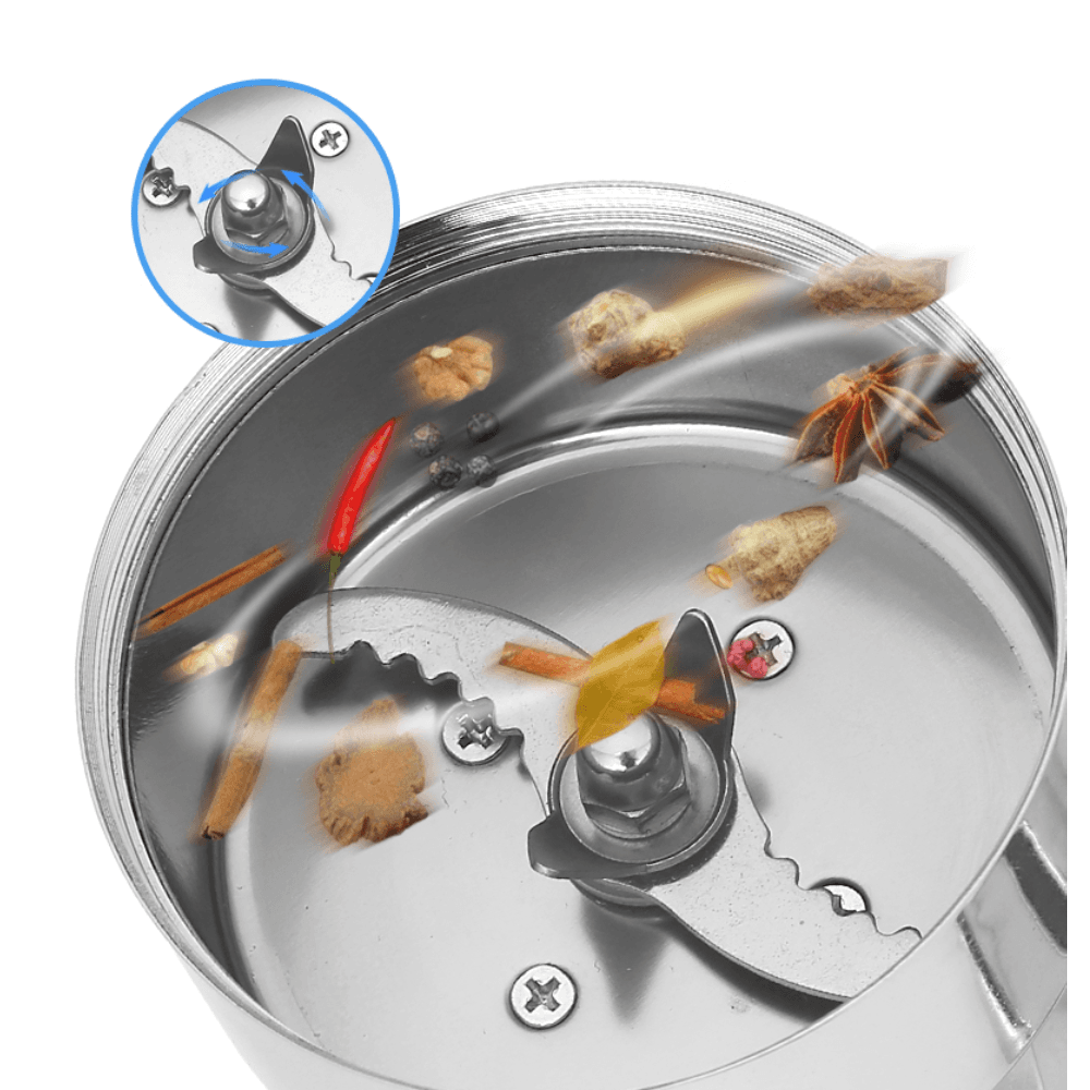 Stainless Steel Herbs Spices Nuts Grain Coffee Grinder for Home