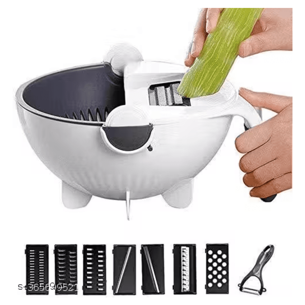 7 in 1 Vegetable Cutter/Chopper/Slicer 5 Dicing Blades