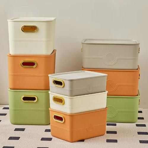 Plastic Storage Boxes Storage Basket (Pack of 3)