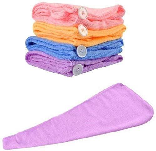 Absorbent Hair Towel Wrap  Multicolor-Combo